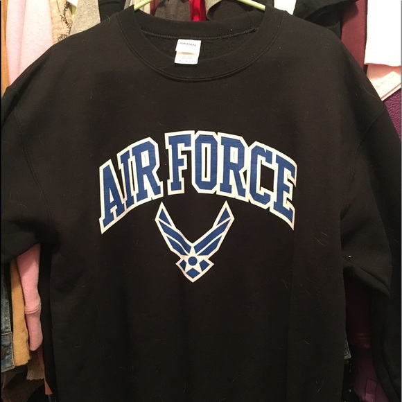 Tops - Air Force Crew Neck Sweatshirt